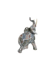 Statua Decorativa Home ESPRIT Multicolore Elefante Mediterraneo 16 x 7 x 17 cm (2 Unità) Statua Decorativa Home ESPRIT Multicolore Elefante Mediterraneo 16 x 7 x 17 cm (2 Unità)