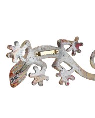 Decorazione da Parete Home ESPRIT Multicolore Lucertola Mediterraneo 10 x 4 x 22 cm (2 Unità) Decorazione da Parete Home ESPRIT Multicolore Lucertola Mediterraneo 10 x 4 x 22 cm (2 Unità)