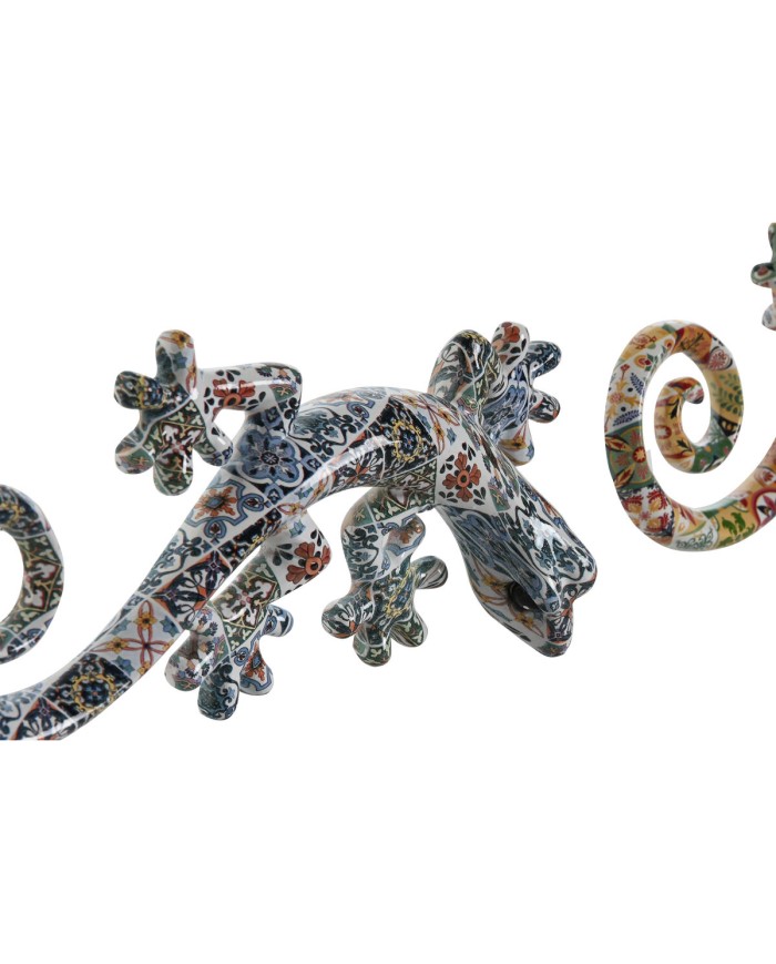 Decorazione da Parete Home ESPRIT Multicolore Lucertola Mediterraneo 10 x 4 x 22 cm (2 Unità) Decorazione da Parete Home ESPRIT Multicolore Lucertola Mediterraneo 10 x 4 x 22 cm (2 Unità)