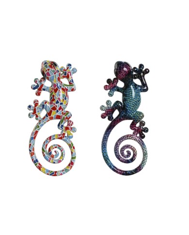 Decorazione da Parete Home ESPRIT Multicolore Mosaico Lucertola Mediterraneo 8 x 4 x 20 cm (2 Unità) Decorazione da Parete Home ESPRIT Multicolore Mosaico Lucertola Mediterraneo 8 x 4 x 20 cm (2 Unità)