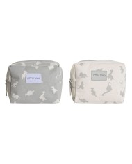 Necessaire da Viaggio DKD Home Decor Marrone Verde Bordeaux 20 x 8 x 14 cm