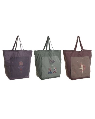 Borsa di stoffa DKD Home Decor Marrone Verde Bordeaux Tela 68 x 30 x 55 cm (3 Unità) Borsa di stoffa DKD Home Decor Marrone Verde Bordeaux Tela 68 x 30 x 55 cm (3 Unità)