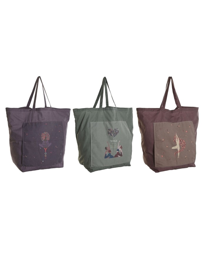 Borsa di stoffa DKD Home Decor Marrone Verde Bordeaux Tela 68 x 30 x 55 cm (3 Unità) Borsa di stoffa DKD Home Decor Marrone Verde Bordeaux Tela 68 x 30 x 55 cm (3 Unità)