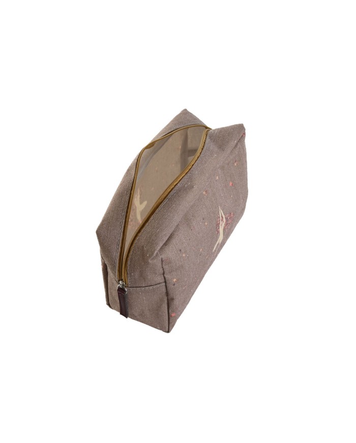 Necessaire da Viaggio DKD Home Decor Marrone Verde Bordeaux 20 x 8 x 14 cm