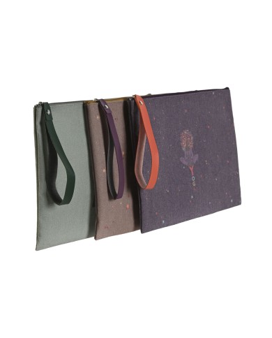 Necessaire DKD Home Decor Marrone Verde Bordeaux Tela Yoga 31 x 1 x 21 cm (3 Unità) Necessaire DKD Home Decor Marrone Verde Bordeaux Tela Yoga 31 x 1 x 21 cm (3 Unità)