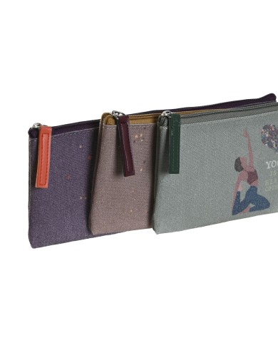 Confezione DKD Home Decor Marrone Verde Bordeaux 22,5 x 1 x 9,5 cm (3 Unità)