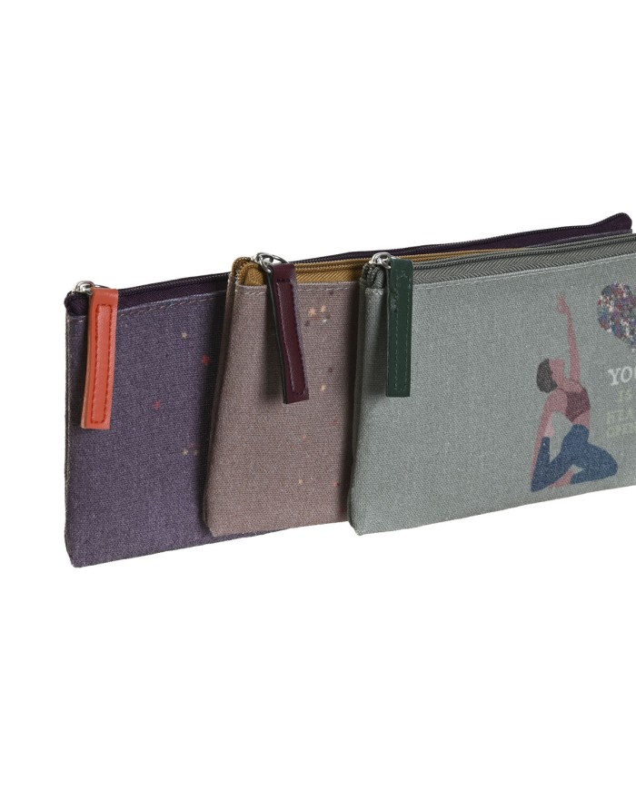 Confezione DKD Home Decor Marrone Verde Bordeaux 22,5 x 1 x 9,5 cm (3 Unità) Confezione DKD Home Decor Marrone Verde Bordeaux 22,5 x 1 x 9,5 cm (3 Unità)