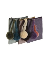 Portamonete DKD Home Decor Marrone Verde Bordeaux Yoga (3 Unità)