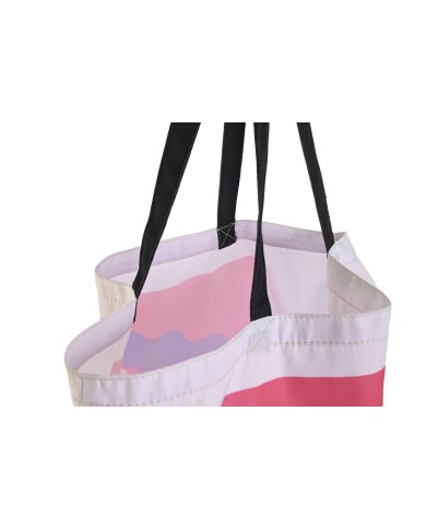 Borsa di stoffa DKD Home Decor Bianco polialgodon Poliestere 43 x 15 x 40 cm (4 Unità) Borsa di stoffa DKD Home Decor Bianco polialgodon Poliestere 43 x 15 x 40 cm (4 Unità)