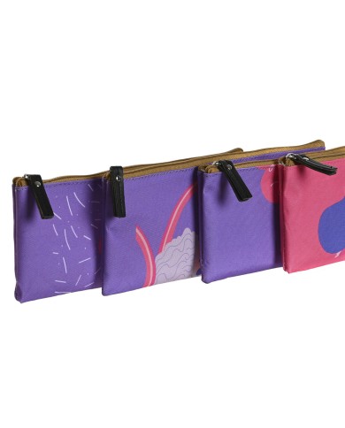 Confezione DKD Home Decor Rosa Lilla 23 x 1 x 9 cm (4 Unità)