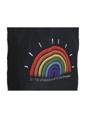 Borsa di stoffa DKD Home Decor Nero Poliestere Nylon 43 x 15 x 40 cm (2 Unità)