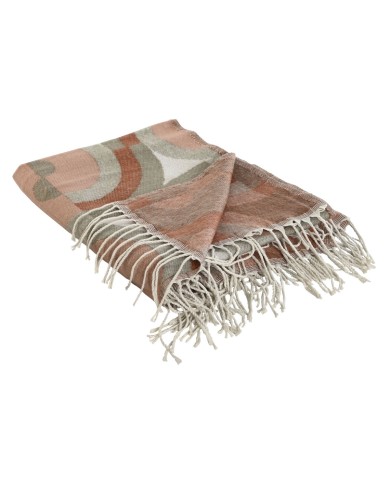 Coperta Home ESPRIT Rosa Acrilico 130 x 170 cm Coperta Home ESPRIT Rosa Acrilico 130 x 170 cm