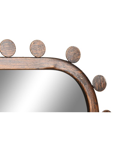 Specchio da parete Home ESPRIT Nero Dorato Neoclassico 44 x 2,5 x 64 cm