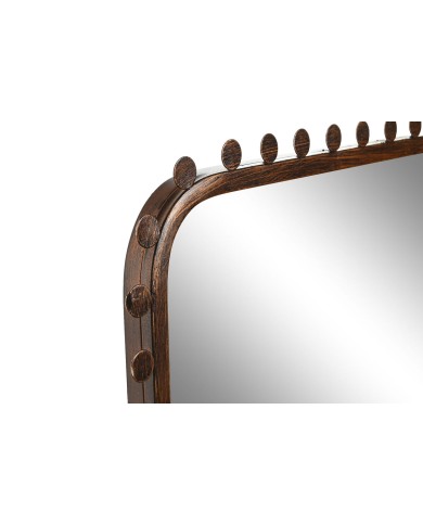 Specchio da parete Home ESPRIT Nero Dorato Neoclassico 44 x 2,5 x 64 cm