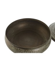 Scatola Decorativa Home ESPRIT Verde Alluminio 42 x 42 x 23 cm