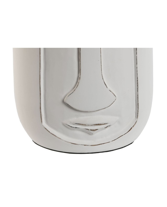 Vaso Home ESPRIT Bianco Legno di mango Moderno Viso 15 x 15 x 45 cm Vaso Home ESPRIT Bianco Legno di mango Moderno Viso 15 x 15 x 45 cm