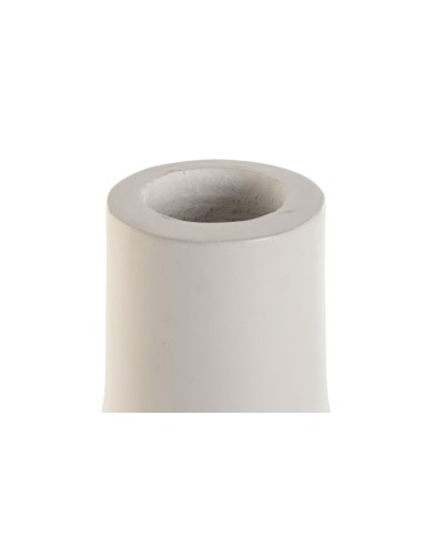 Vaso Home ESPRIT Bianco Legno di mango Moderno Viso 15 x 15 x 45 cm Vaso Home ESPRIT Bianco Legno di mango Moderno Viso 15 x 15 x 45 cm