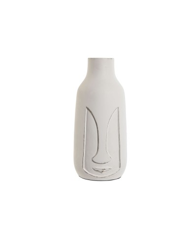 Vaso Home ESPRIT Bianco Legno di mango Moderno Viso 15 x 15 x 30 cm Vaso Home ESPRIT Bianco Legno di mango Moderno Viso 15 x 15 x 30 cm