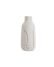 Vaso Home ESPRIT Bianco Marrone Legno di mango Coloniale 18 x 18 x 19 cm Vaso Home ESPRIT Bianco Marrone Legno di mango Coloniale 18 x 18 x 19 cm