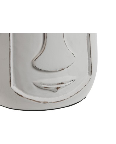 Vaso Home ESPRIT Bianco Legno di mango Moderno Viso 15 x 15 x 30 cm Vaso Home ESPRIT Bianco Legno di mango Moderno Viso 15 x 15 x 30 cm