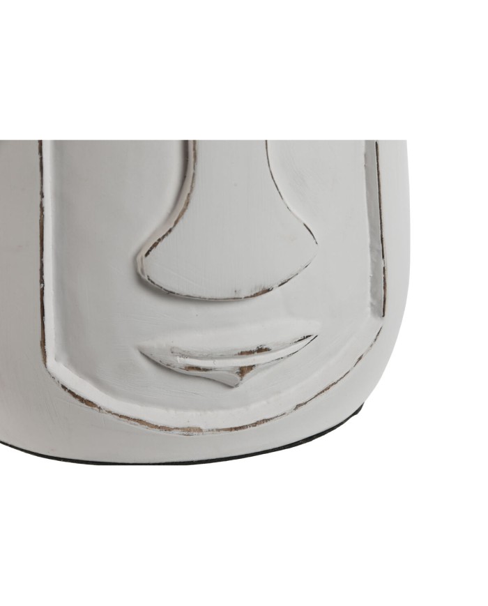 Vaso Home ESPRIT Bianco Legno di mango Moderno Viso 15 x 15 x 30 cm Vaso Home ESPRIT Bianco Legno di mango Moderno Viso 15 x 15 x 30 cm