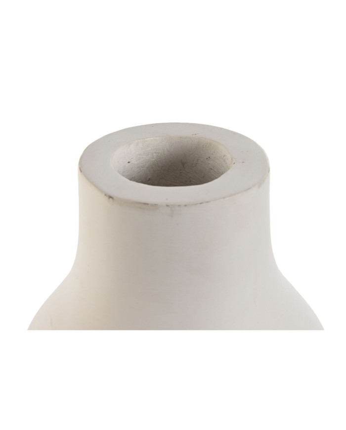 Vaso Home ESPRIT Bianco Legno di mango Moderno Viso 15 x 15 x 30 cm Vaso Home ESPRIT Bianco Legno di mango Moderno Viso 15 x 15 x 30 cm