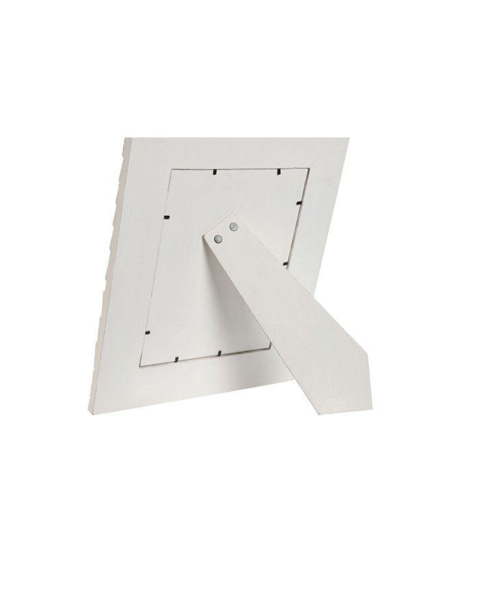 Cornice Portafoto Home ESPRIT Bianco Cristallo Legno MDF 37 x 1,5 x 37 cm Cornice Portafoto Home ESPRIT Bianco Cristallo Legno MDF 37 x 1,5 x 37 cm