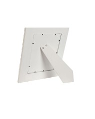 Cornice Portafoto Home ESPRIT Bianco Cristallo Legno MDF 37 x 1,5 x 37 cm Cornice Portafoto Home ESPRIT Bianco Cristallo Legno MDF 37 x 1,5 x 37 cm