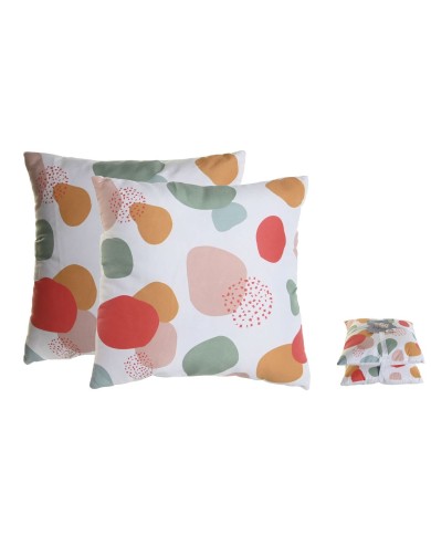 Set di cuscini Home ESPRIT Tropicale 45 x 8 x 45 cm (2 Unità)