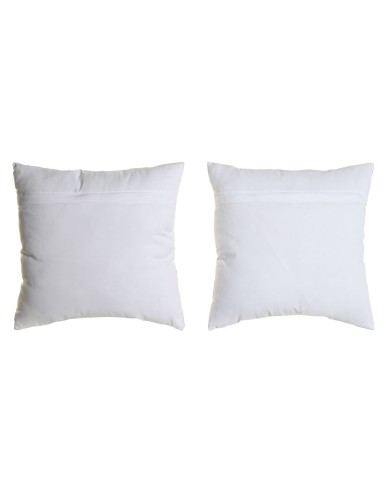 Set di cuscini Home ESPRIT Tropicale 45 x 8 x 45 cm (2 Unità)