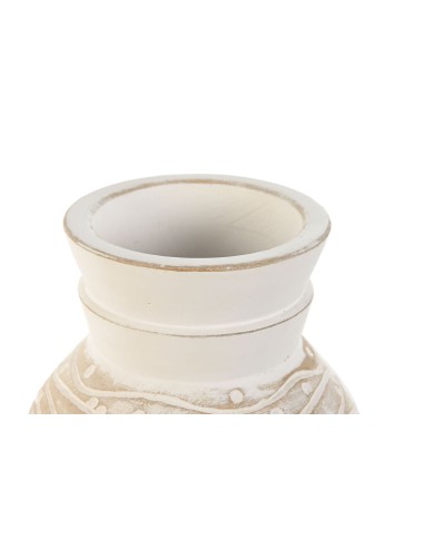 Vaso Home ESPRIT Bianco Naturale Legno di mango Coloniale 15 x 15 x 38 cm Vaso Home ESPRIT Bianco Naturale Legno di mango Coloniale 15 x 15 x 38 cm