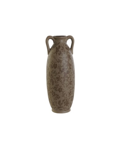 Vaso Home ESPRIT Marrone Verde Gres Foglia della pianta 13 x 13 x 35 cm Vaso Home ESPRIT Marrone Verde Gres Foglia della pianta 13 x 13 x 35 cm