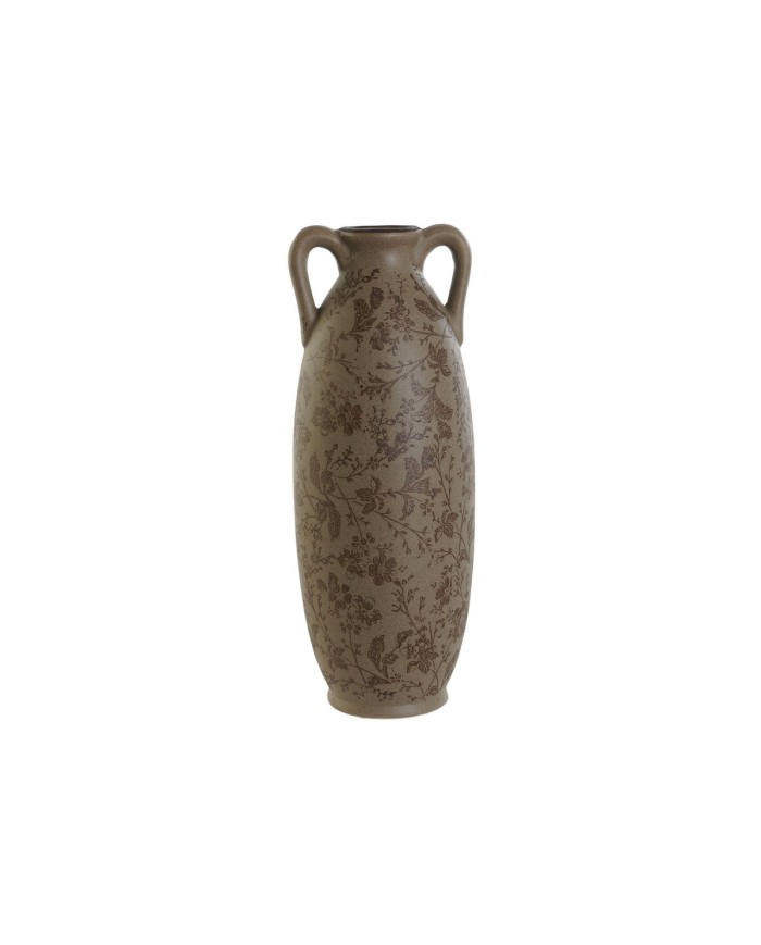 Vaso Home ESPRIT Marrone Verde Gres Foglia della pianta 13 x 13 x 35 cm Vaso Home ESPRIT Marrone Verde Gres Foglia della pianta 13 x 13 x 35 cm