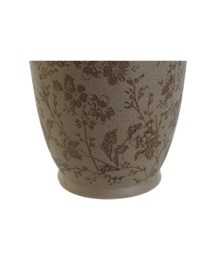 Vaso Home ESPRIT Marrone Verde Gres Foglia della pianta 13 x 13 x 35 cm Vaso Home ESPRIT Marrone Verde Gres Foglia della pianta 13 x 13 x 35 cm