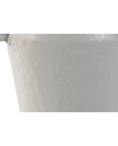 Vaso Home ESPRIT Bianco Metallo 33,5 x 20 x 36 cm Vaso Home ESPRIT Bianco Metallo 33,5 x 20 x 36 cm