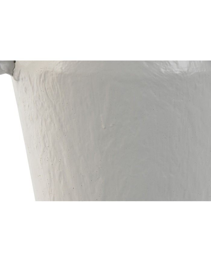 Vaso Home ESPRIT Bianco Metallo 33,5 x 20 x 36 cm Vaso Home ESPRIT Bianco Metallo 33,5 x 20 x 36 cm