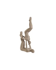 Statua Decorativa Home ESPRIT Beige Yoga 21,4 x 8,8 x 40 cm