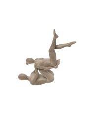 Statua Decorativa Home ESPRIT Beige Yoga 21,4 x 8,8 x 40 cm
