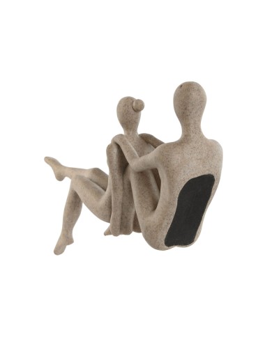 Statua Decorativa Home ESPRIT Beige Yoga 20 x 10 x 50 cm Statua Decorativa Home ESPRIT Beige Yoga 20 x 10 x 50 cm