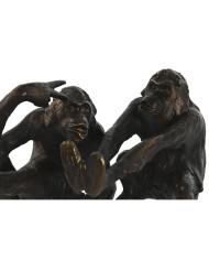 Fermalibri Home ESPRIT Resina Scimmia 22,5 x 9,8 x 17 cm