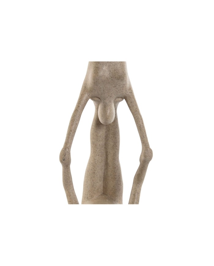 Statua Decorativa Home ESPRIT Beige Yoga 29,5 x 8 x 28 cm