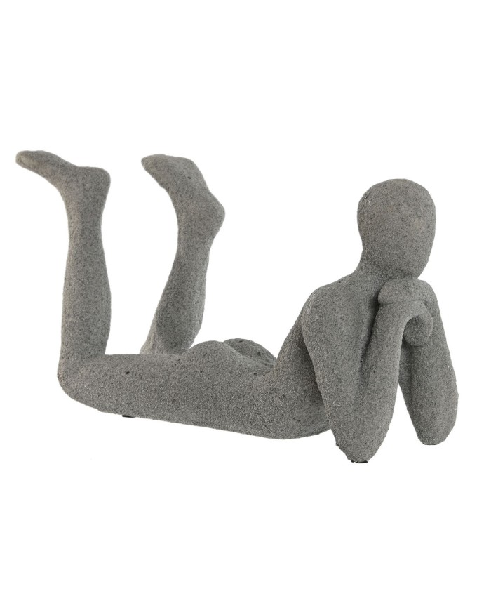 Statua Decorativa Home ESPRIT Grigio 39 x 13,5 x 20,8 cm