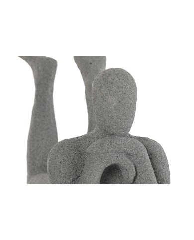 Statua Decorativa Home ESPRIT Grigio 39 x 13,5 x 20,8 cm