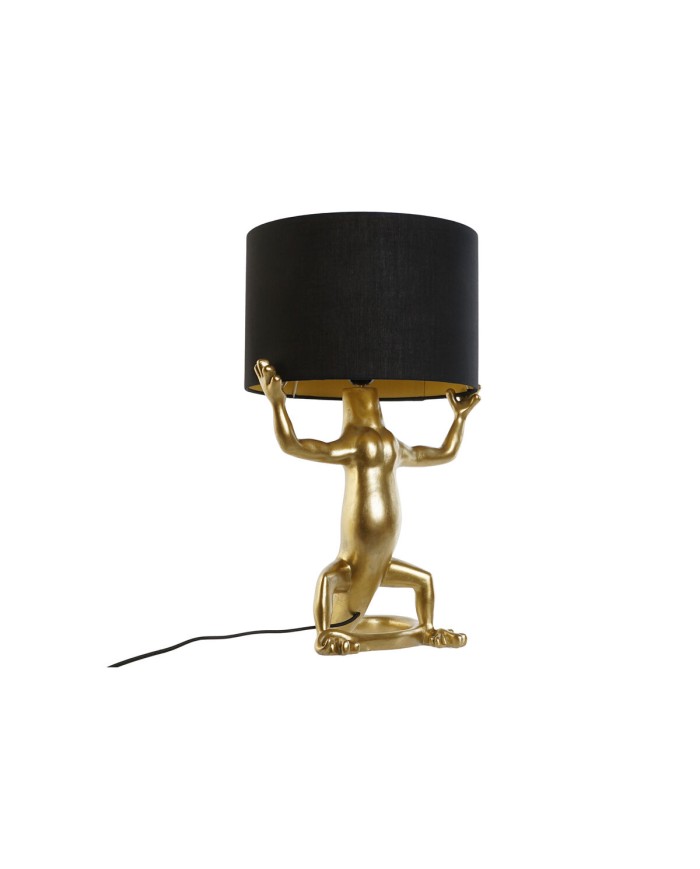 Lampada da tavolo Home ESPRIT Nero Dorato Resina 50 W 220 V 31 x 28 x 50 cm (2 Unità) Lampada da tavolo Home ESPRIT Nero Dorato Resina 50 W 220 V 31 x 28 x 50 cm (2 Unità)