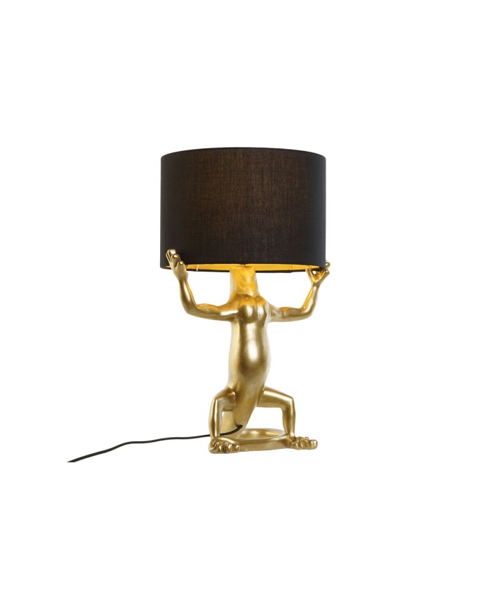 Lampada da tavolo Home ESPRIT Nero Dorato Resina 50 W 220 V 31 x 28 x 50 cm (2 Unità) Lampada da tavolo Home ESPRIT Nero Dorato Resina 50 W 220 V 31 x 28 x 50 cm (2 Unità)