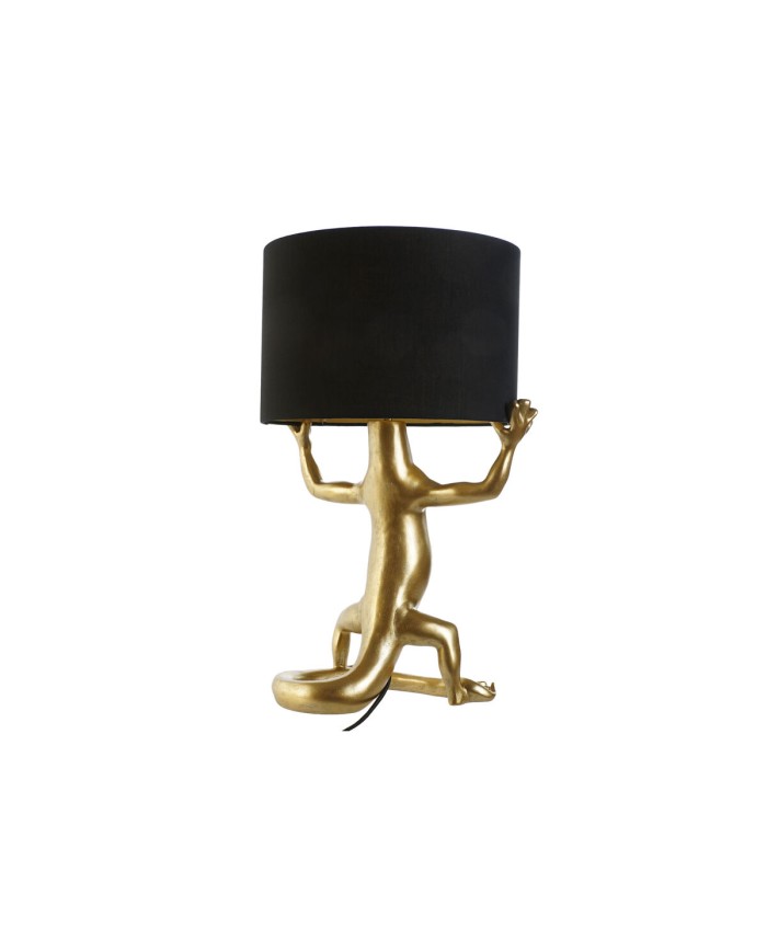 Lampada da tavolo Home ESPRIT Nero Dorato Resina 50 W 220 V 31 x 28 x 50 cm (2 Unità) Lampada da tavolo Home ESPRIT Nero Dorato Resina 50 W 220 V 31 x 28 x 50 cm (2 Unità)