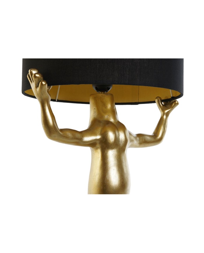 Lampada da tavolo Home ESPRIT Nero Dorato Resina 50 W 220 V 31 x 28 x 50 cm (2 Unità) Lampada da tavolo Home ESPRIT Nero Dorato Resina 50 W 220 V 31 x 28 x 50 cm (2 Unità)