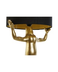 Lampada da tavolo Home ESPRIT Nero Dorato Resina 50 W 220 V 31 x 28 x 50 cm (2 Unità) Lampada da tavolo Home ESPRIT Nero Dorato Resina 50 W 220 V 31 x 28 x 50 cm (2 Unità)