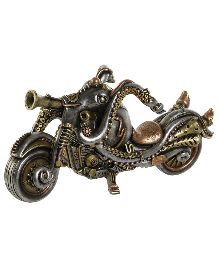 Statua Decorativa Home ESPRIT Grigio Multicolore Moto 30 x 11 x 14 cm Statua Decorativa Home ESPRIT Grigio Multicolore Moto 30 x 11 x 14 cm