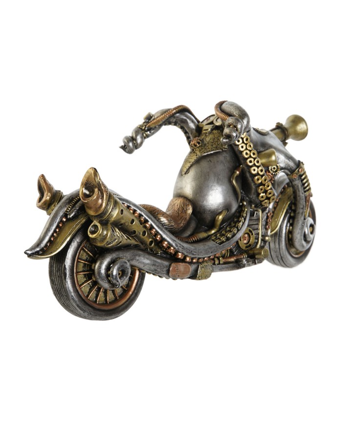 Statua Decorativa Home ESPRIT Grigio Multicolore Moto 30 x 11 x 14 cm Statua Decorativa Home ESPRIT Grigio Multicolore Moto 30 x 11 x 14 cm